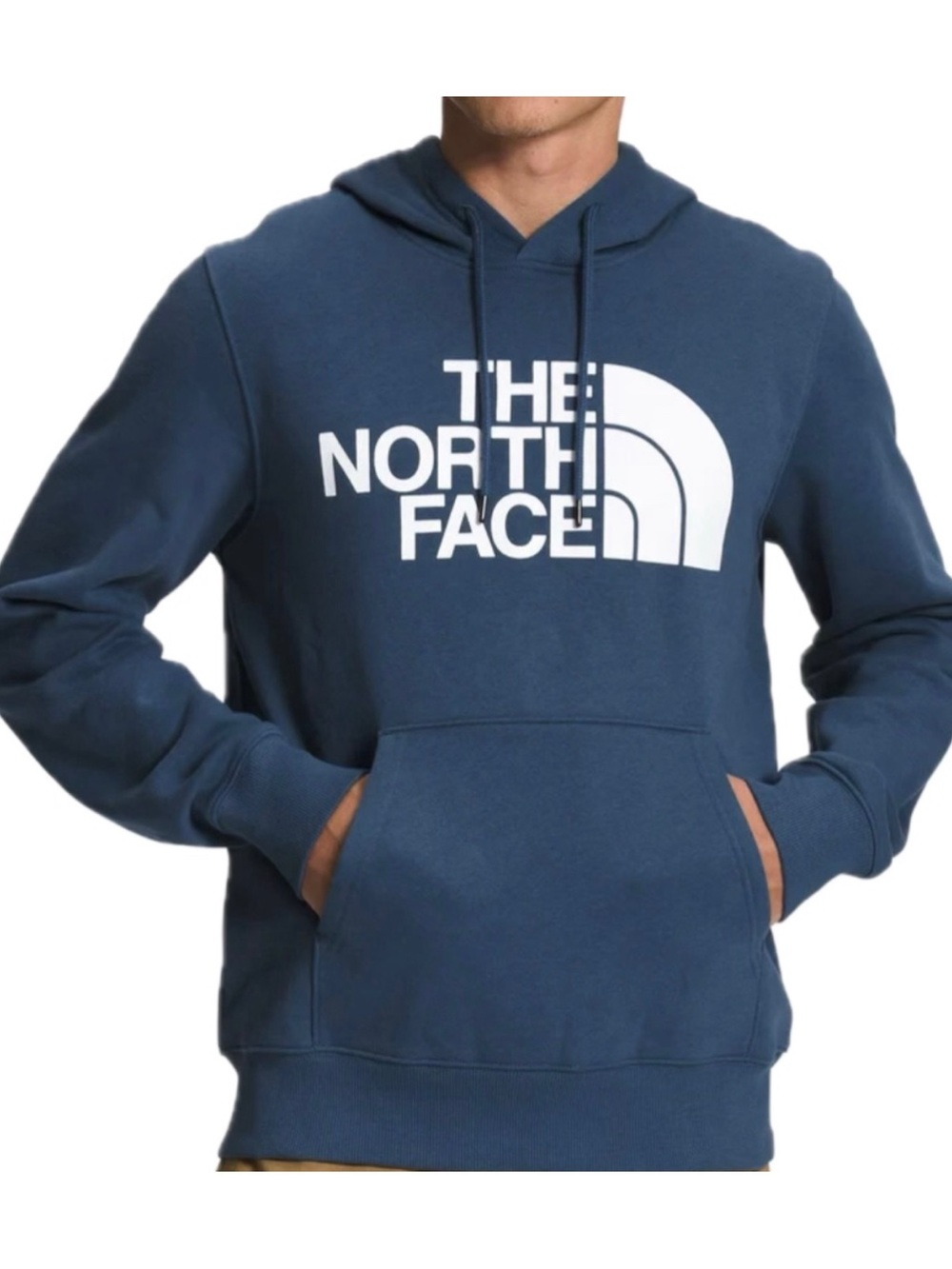 The North Face Mens Half Dome Pullover Hoodie Sweatshirt Shady Blue Size XXL